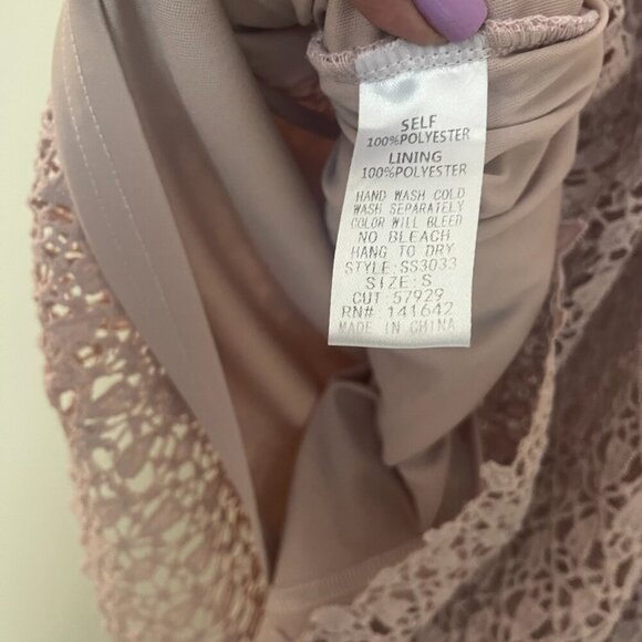 She + Sky Pink Knit Dress, GUC,  Small - Picture 9 of 9